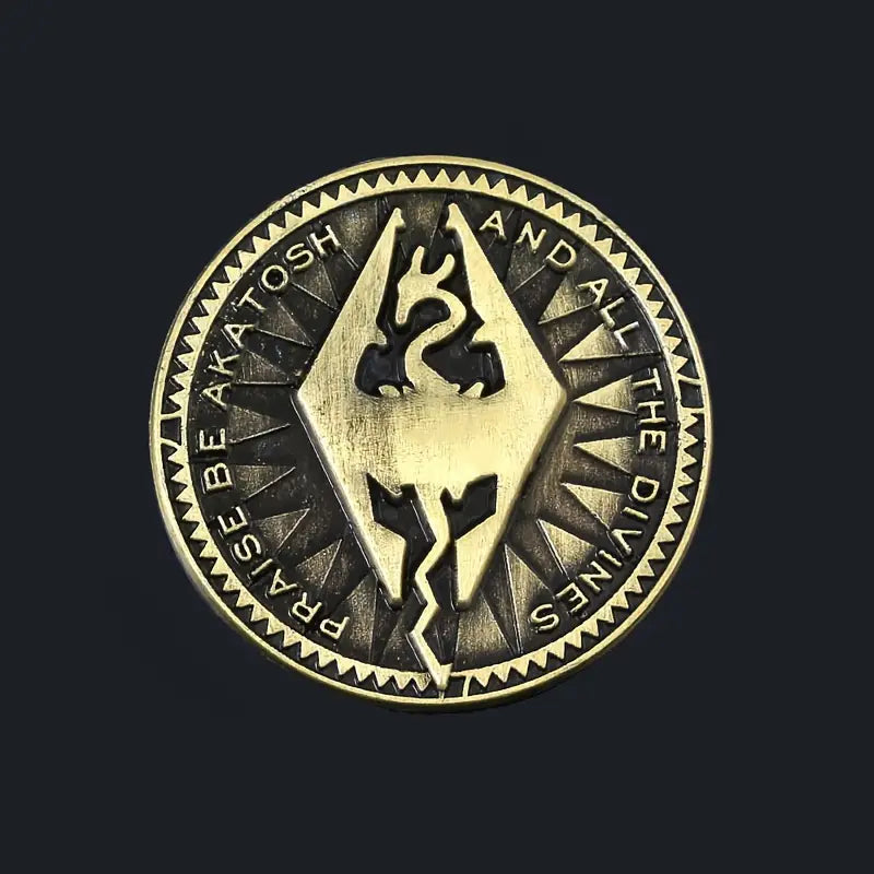 Skyrim Gold Coin Replica